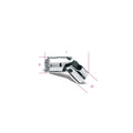 Beta 910B/SN 15 Chiavi a bussola a mano snodate con attacco quadro femmina 3/8" bocca poligonale, cromate 009100235