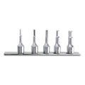 Beta 910ME/SB5 Serie di 5 chiavi a bussola maschio esagonale (art. 910ME) su supporto 009100515