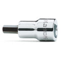 Beta 910PE/AS 7/32 Chiavi a bussola a mano maschio esagonale con attacco quadro femmina 3/8" cromate - inserti bruniti 009100534