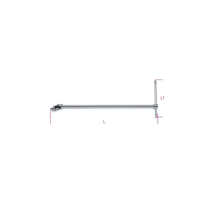 Beta 920/40 Quadro maschio 1/2" snodato a T cromato 009200850