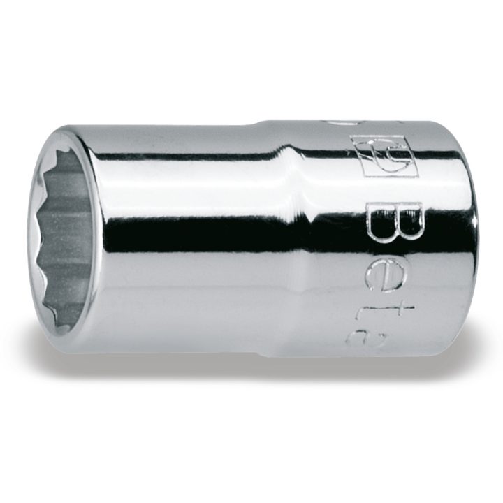 Beta 920B 10 Chiavi a bussola a mano con attacco quadro femmina 1/2" bocca poligonale, cromate 009200110