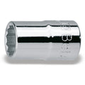 Beta 920B 25 Chiavi a bussola a mano con attacco quadro femmina 1/2" bocca poligonale, cromate 009200125