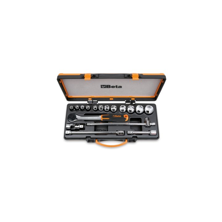 Beta 920B/C12X 12 chiavi a bussola a mano esagonali e 5 accessori in cassetta di lamiera 009200934