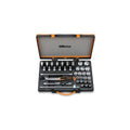 Beta 920B/C33 20 chiavi a bussola a mano esagonali, 13 a giravite e 5 accessori in cassetta di lamiera 009200986