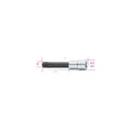 Beta 920ES 9 Chiavi a bussola a mano maschio per viti con impronta esascanalata con attacco quadro femmina 1/2" cromate - insert