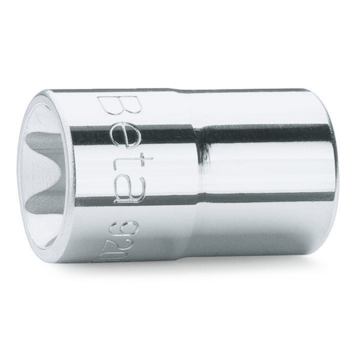 Beta 920FTX 10 Chiavi a bussola a mano per viti con profilo Torx® con attacco quadro 1/2" cromate 009200380