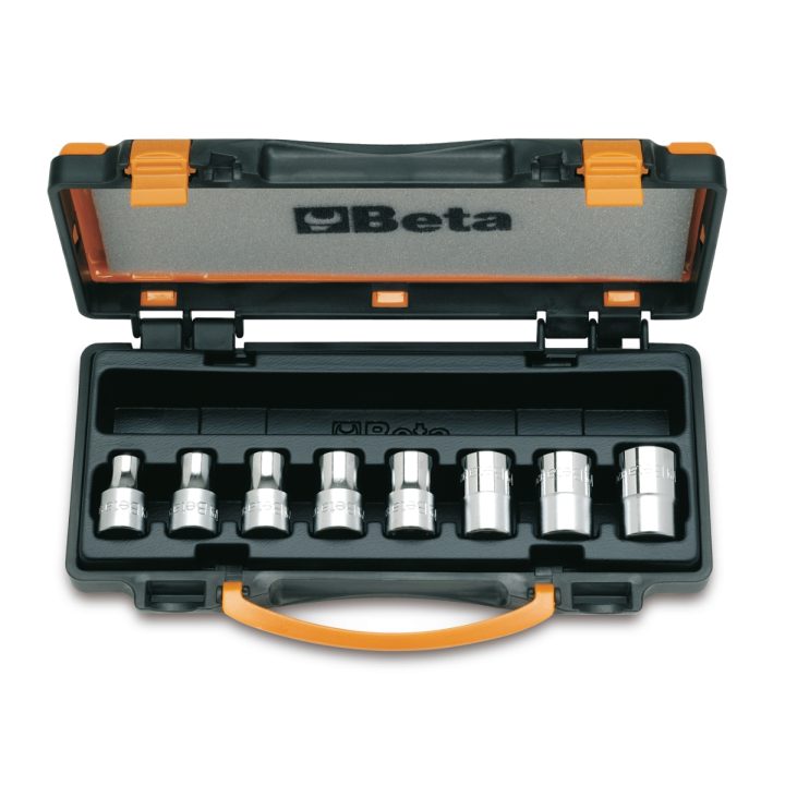 Di 8 chiavi a bussola a mano per viti con testa a profilo Torx® (art. 920FTX) in cassetta Beta 920FTX/C8