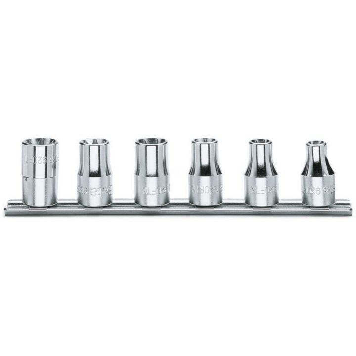 Di 6 chiavi a bussola a mano per viti con testa a profilo Torx® (art. 920FTX) con supporto Beta 920FTX/SB6