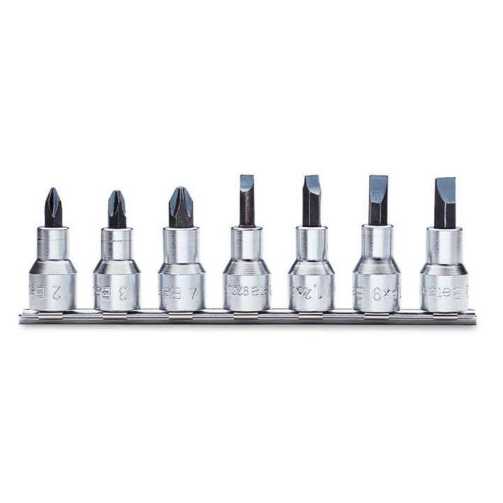 Set di chiavi a bussola manuali a giravite per viti con impronta a croce Philips® e con intaglio con attacco quad Beta 920LH/SB7