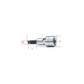 Beta 920LP 2X12 Chiavi a bussola a mano a giravite per viti con intaglio con attacco quadro 1/2" cromate - inserti bruniti 00920