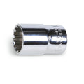 Beta 920U 10 Chiavi a bussola a mano con attacco quadro femmina 1/2" bocca multimpronta, cromate 009201710