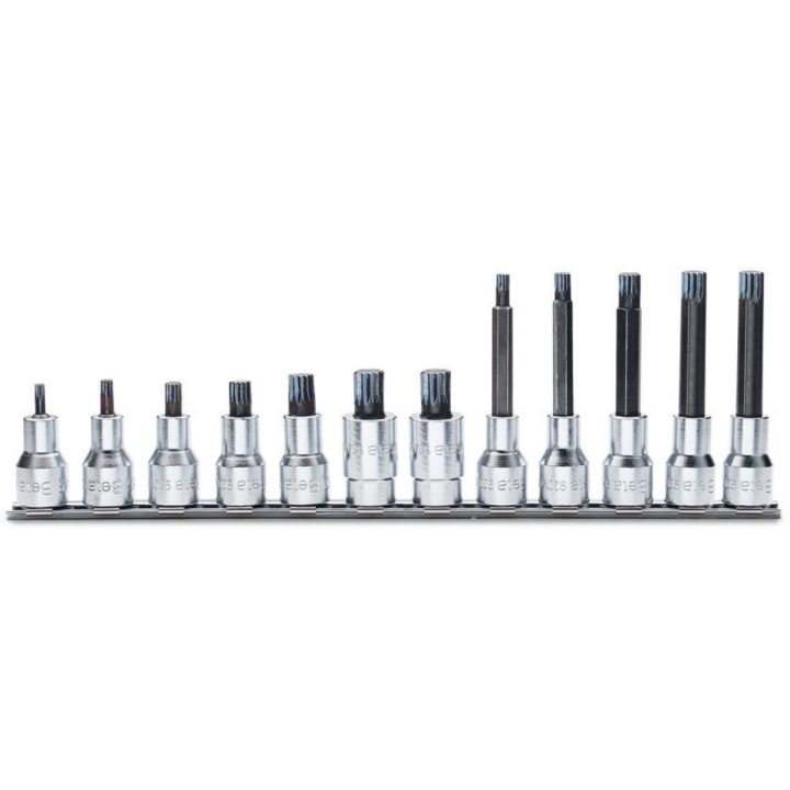 Di 12 chiavi a bussola maschio a profilo XZN® (art. 920XZN) su supporto Beta 920XZN/SB12