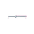 Beta 928/42 Quadro maschio 3/4" con spina scorrevole cromato 009280850
