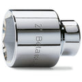 Beta 928AS 15/16 Chiavi a bussola a mano con attacco quadro femmina 3/4" bocca esagonale, cromate 009280203