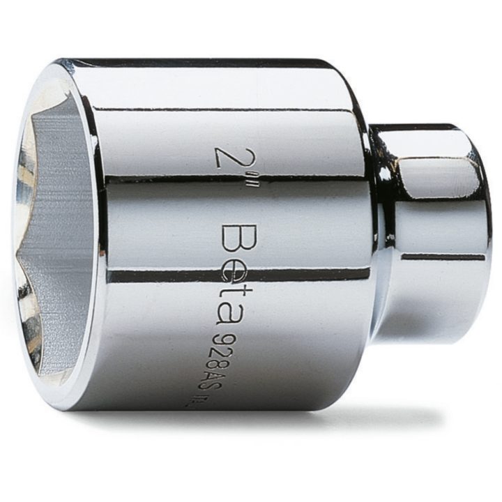 Beta 928AS 1.7/16 Chiavi a bussola a mano con attacco quadro femmina 3/4" bocca esagonale, cromate 009280211