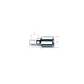 Beta 928ME 17 Chiavi a bussola a mano maschio esagonale con attacco quadro femmina 3/4" cromate 009280517