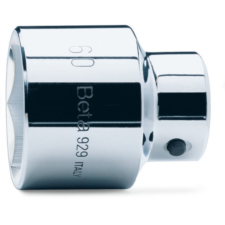 Beta 929 41 Chiavi a bussola a mano con attacco quadro femmina 1" bocca esagonale, cromate 009290041
