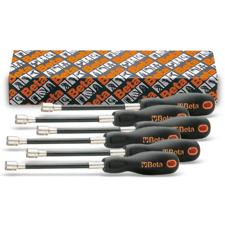 Di 6 chiavi a bussola esagonale flessibili con impugnatura (art. 943FL) Beta 943FL/S6