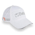Beta 9525WB Cappellino Beta da baseball bianco con visiera curva 095251032
