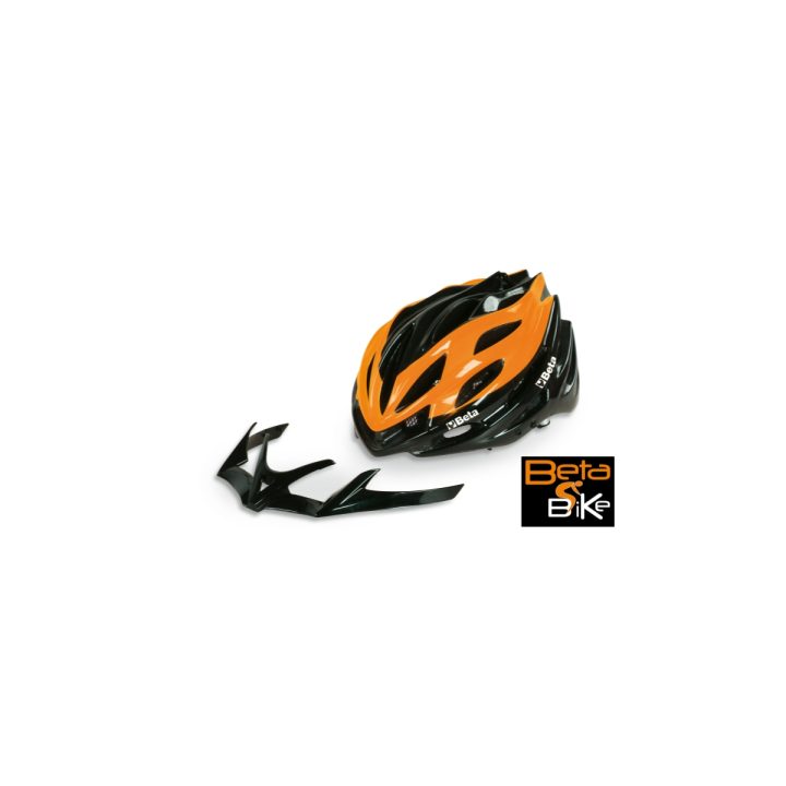 BETA UTENSILI Beta 9539CB S/M Casco di protezione per ciclismo su strada e mountain bike con frontino removibile - taglie regolabili 095390010 - immagine 1