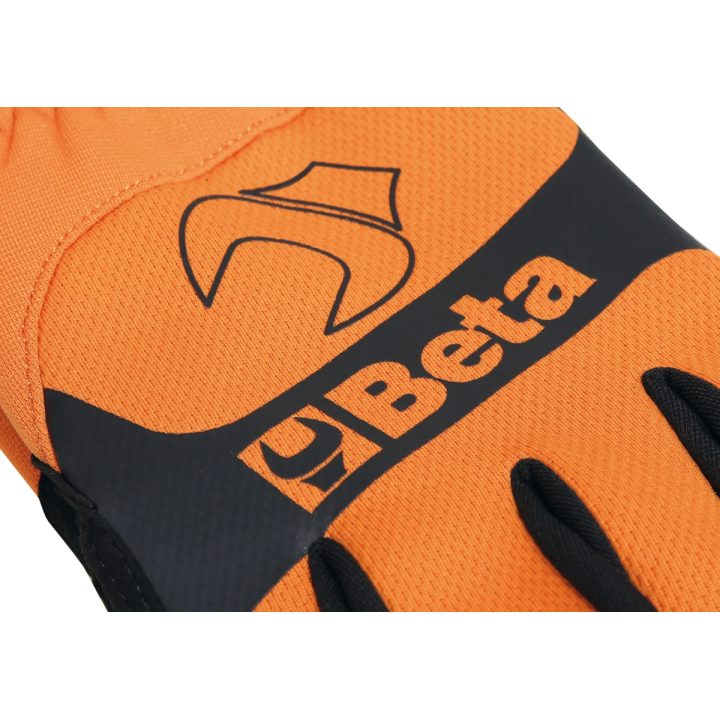 Guanto da lavoro, con polsino elastico elasticizzato, pollice ed indice rinforzati, in pelle sintetica che consen Beta 9574O