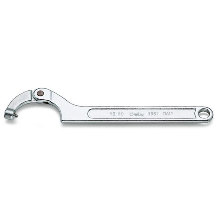 Beta 99ST 35-50 Chiavi a settore articolate con nasello tondo per ghiere con foro di manovra cromate 000990335