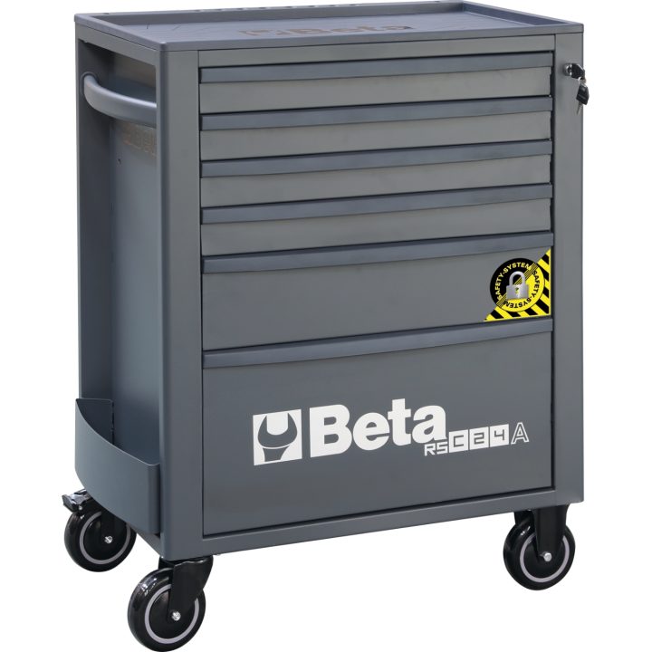 Porta attrezzi 6 cassetti, con sistema antiribaltamento Beta RSC24A/6-R