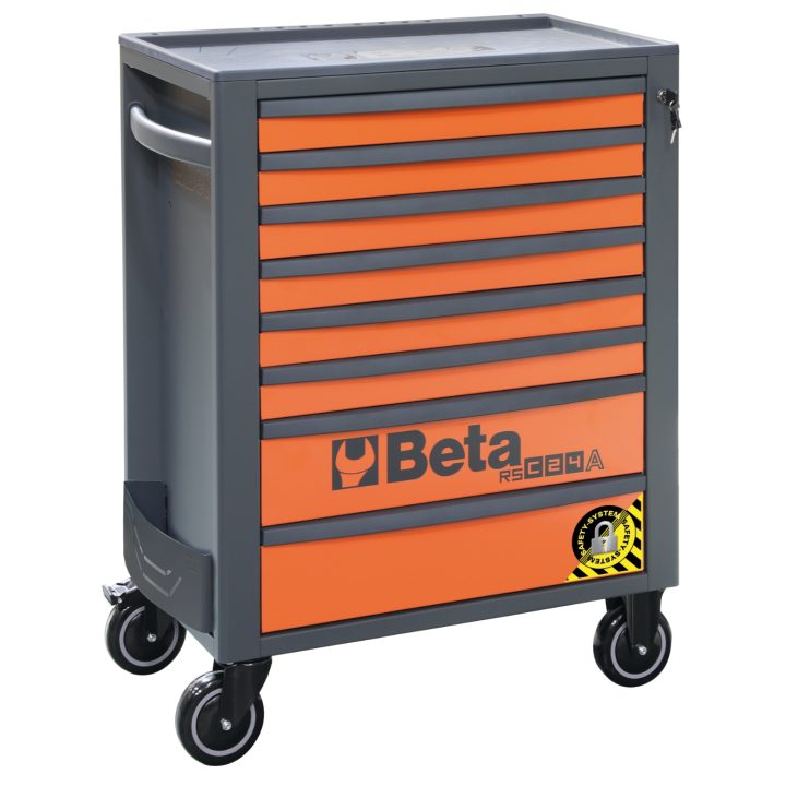 Beta RSC24A/8-R Cassettiera porta attrezzi 8 cassetti, con sistema antiribaltamento 024004183