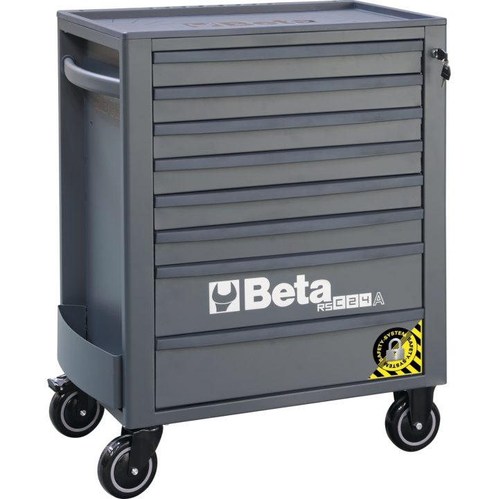 Porta attrezzi 8 cassetti, con sistema antiribaltamento Beta RSC24A/8-R