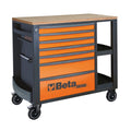 Beta RSC24L/7-A Cassettiera porta attrezzi con 7 cassetti e ripiani laterali 024004377