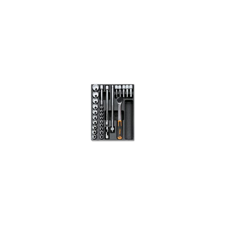BETA UTENSILI Beta T80 Termoformato rigido con assortimento di utensili 024240080 - immagine 1