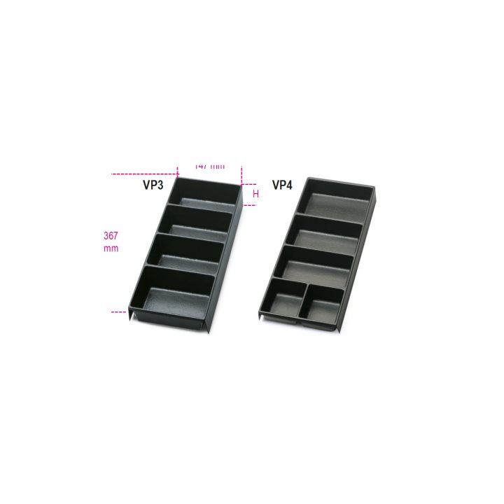 Beta VP4 Termoformato rigido in ABS con vaschette portaminuterie per cassettiere e carrelli 088880354