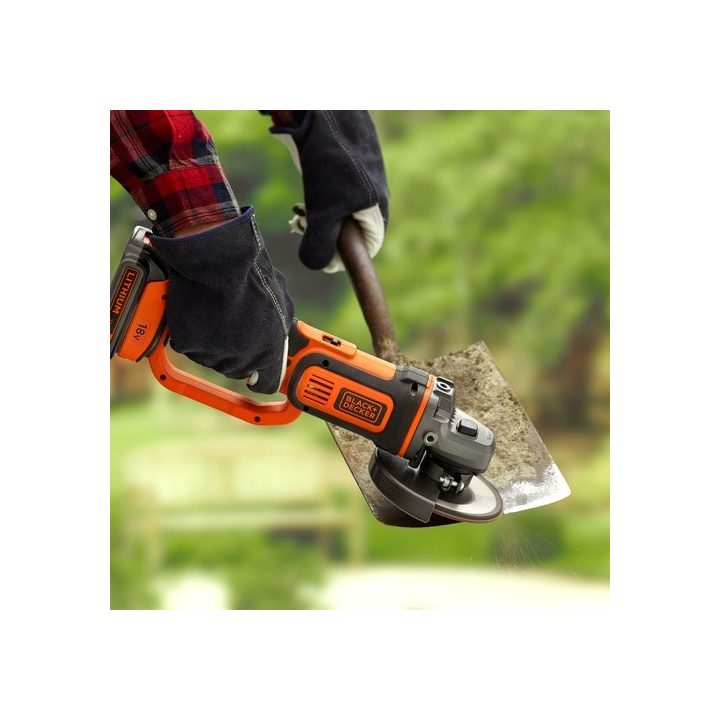 BLACK+DECKER BCG720N-XJ Black & Decker BCG720N smerigliatrice angolare 12.5 cm 8600 RPM - immagine 2