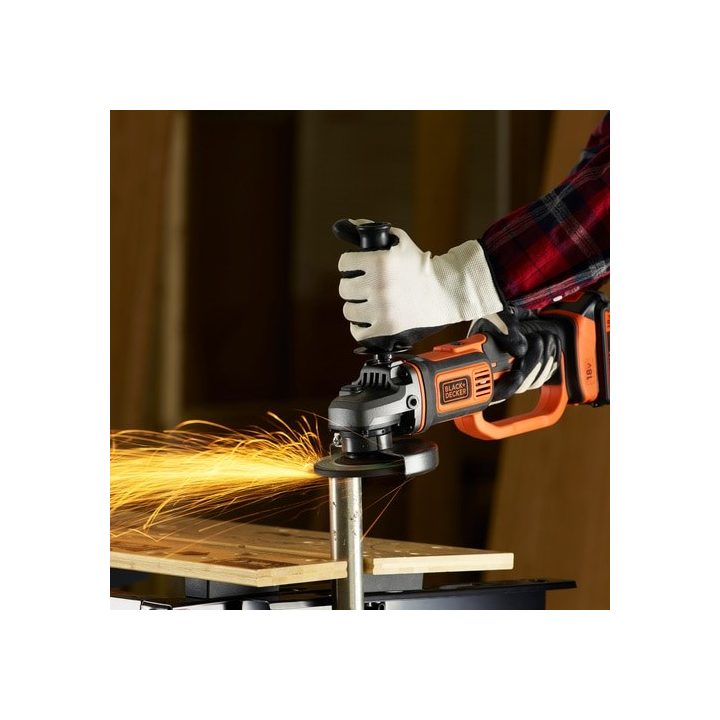 BLACK+DECKER BCG720N-XJ Black & Decker BCG720N smerigliatrice angolare 12.5 cm 8600 RPM - immagine 3
