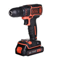 BLACK+DECKER BDCDC18B Black & Decker BDCDC18 trapano 650 RPM nero arancione - immagine 1