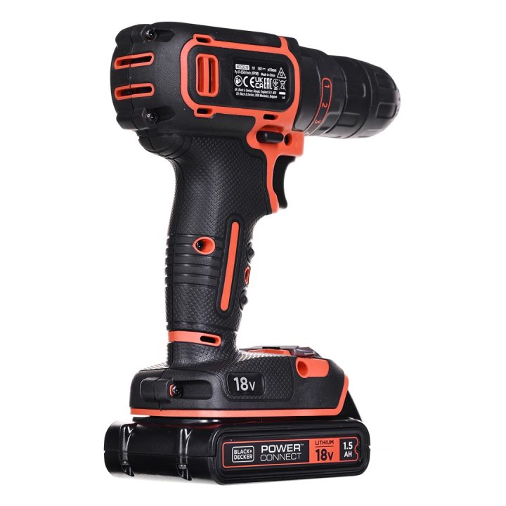 BLACK+DECKER BDCDC18B Black & Decker BDCDC18 trapano 650 RPM nero arancione - immagine 5