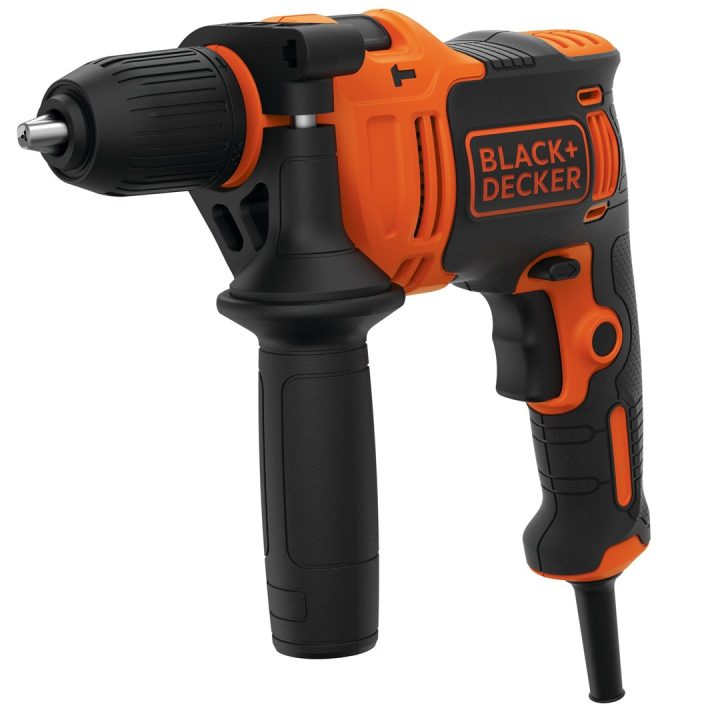 BLACK+DECKER Black & Decker BEH710-QS trapano 2800 RPM nero arancione - immagine 1