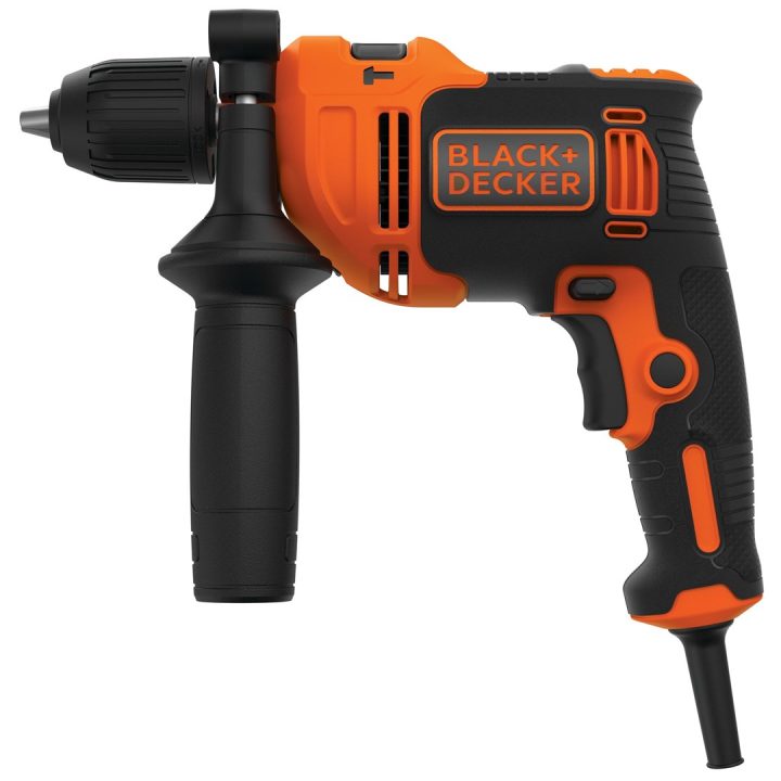 BLACK+DECKER Black & Decker BEH710-QS trapano 2800 RPM nero arancione - immagine 2