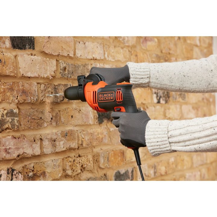 BLACK+DECKER Black & Decker BEH710-QS trapano 2800 RPM nero arancione - immagine 4