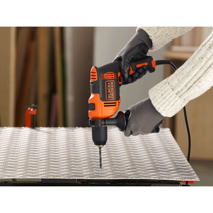BLACK+DECKER Black & Decker BEH710-QS trapano 2800 RPM nero arancione - immagine 5