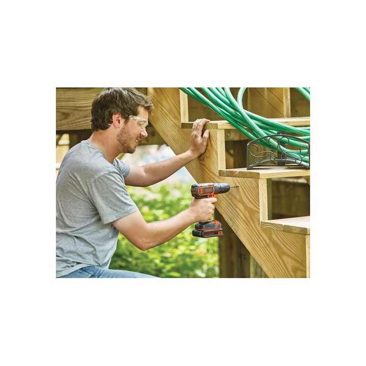 BLACK+DECKER 18V trapano/avvitatore BDCDC18BAFC-QW - immagine 4