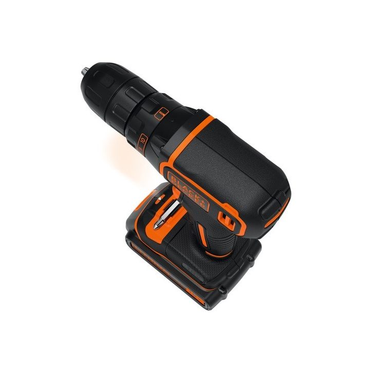 BLACK+DECKER 18V trapano/avvitatore BDCDC18BAFC-QW - immagine 2