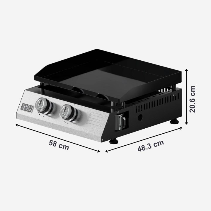 Black+Decker BXOP4900E Barbecue a gas 2 bruciatori
