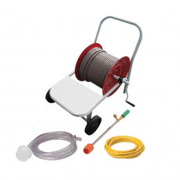 Carrello COMET Avvolgitubo con Tubo 20 Bar, Lancia e Accessori