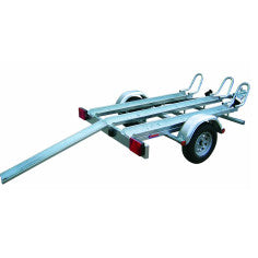 Carrello CRESCI Porta Moto TM5 con Rampa di Salita