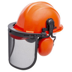 Casco KRAMP Protettivo con Visiera e Cuffie Omologato CE