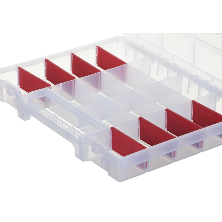 Cassone utensili KETER Stack'N'Roll (17210831/253380) con 3 organizzatori nero