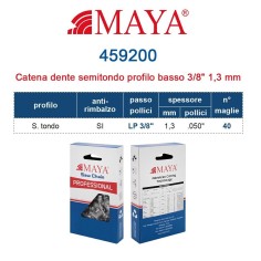 Catena MAYA Motosega 40 Maglie 3/8P 1,3 mm