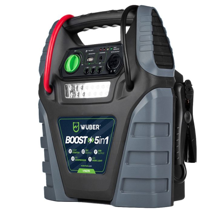 WUBER Compressore potenziatore 5 in 1 con avviatore d'emergenza W14270 WUBER - immagine 1