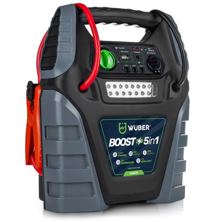 WUBER Compressore potenziatore 5 in 1 con avviatore d'emergenza W14270 WUBER - immagine 3